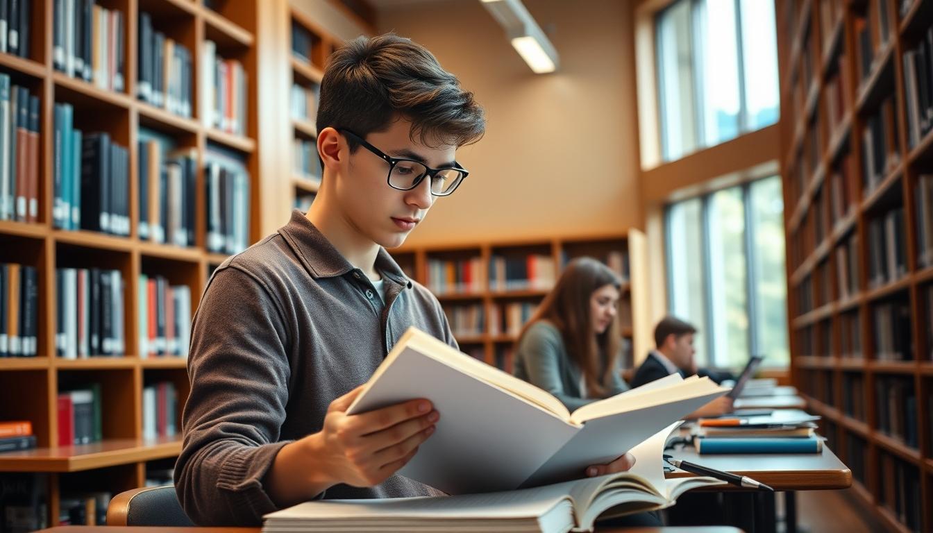 Students working in research laboratory